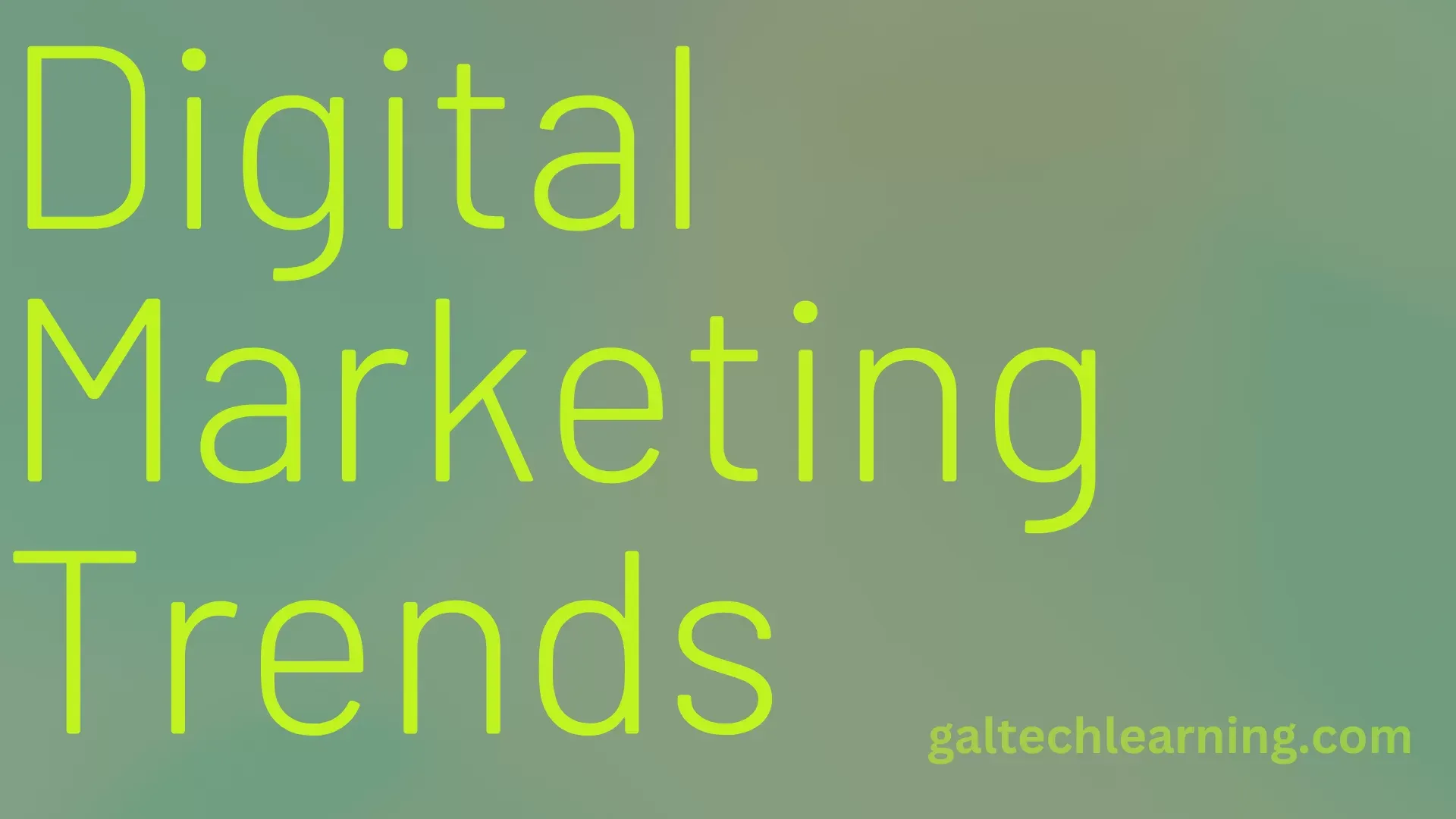 Latest Digital Marketing Trends of 2023
